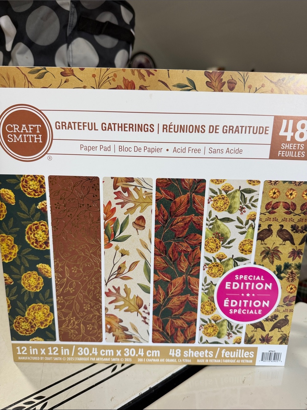Craft Smith Grateful Gatherings Paper Pad